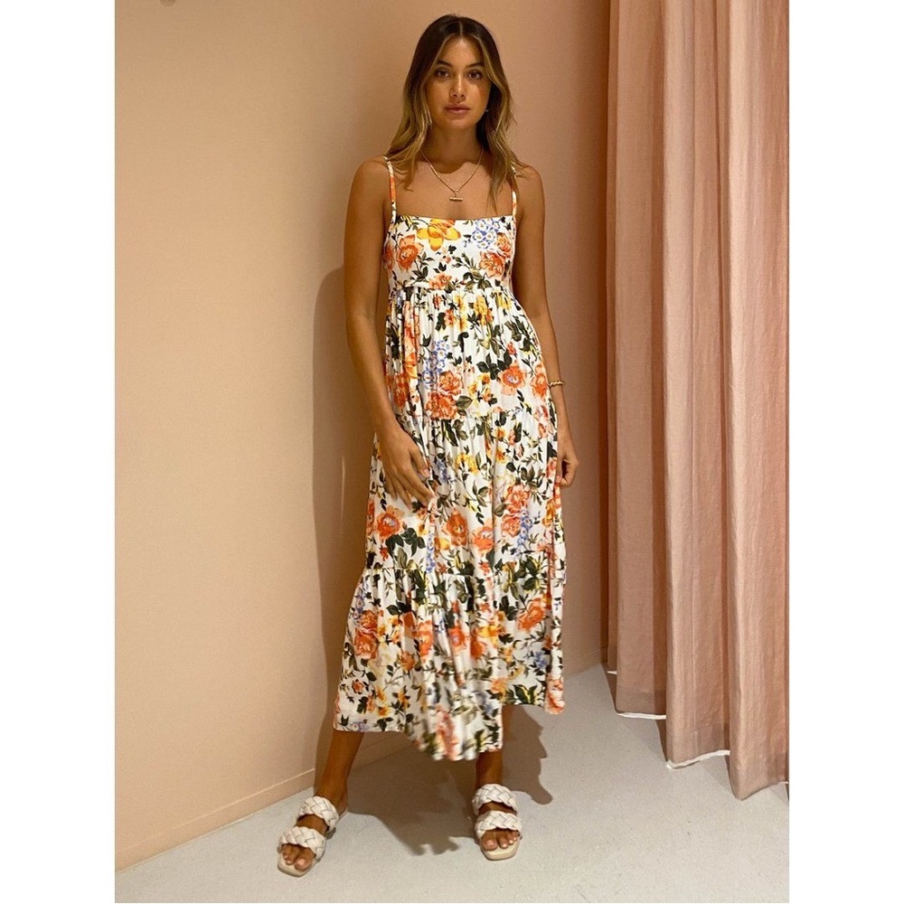 Corvina Midi Dress by Faithfull the Brand NWT